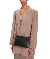 COCCINELLE YVONNE Umhängetasche aus Leder Schwarz - Damentaschen - 6