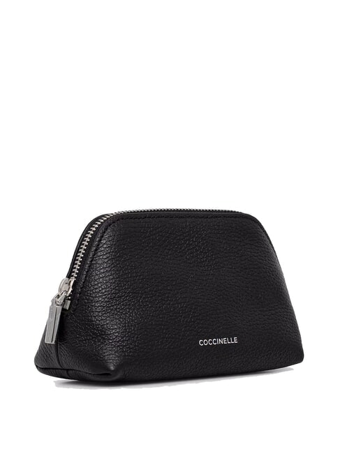 HELGA Kosmetiktasche aus Leder Schwarz - Etuitaschen &amp; Necessaire