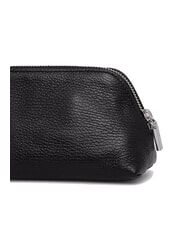 COCCINELLE HELGA Kosmetiktasche aus Leder Schwarz - Etuitaschen &amp; Necessaire - 4