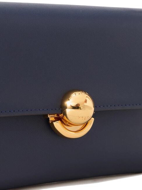 SFERA Mini-Umhängetasche aus Leder königsblau - Damentaschen