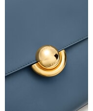 FURLA DOMUS  Umhängetasche, Leder grau blau - Damentaschen - 4