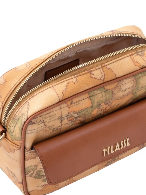 GEO CLASSIC Reporter-Umhängetasche mit Tasche NATÜRLICH - Damentaschen