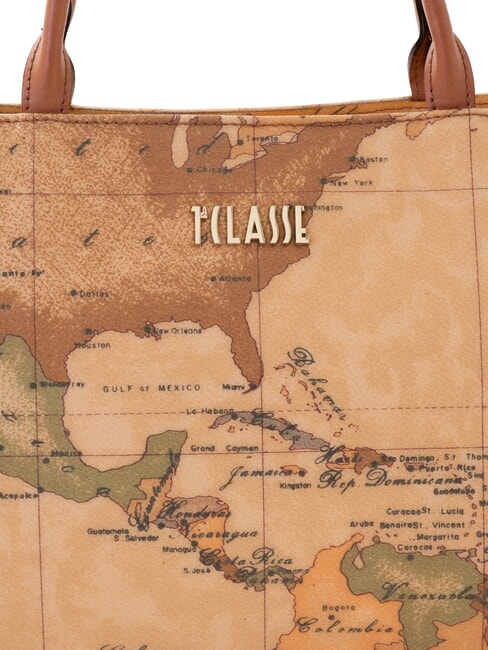 GEO CLASSIC Handtasche mit Schultergurt NATÜRLICH - Damentaschen