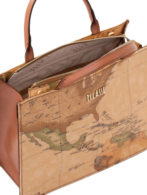 GEO CLASSIC Handtasche mit Schultergurt NATÜRLICH - Damentaschen