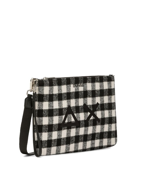 TARTAN Clutch mit Polyserin und Schultergurt Schwarz - Damentaschen
