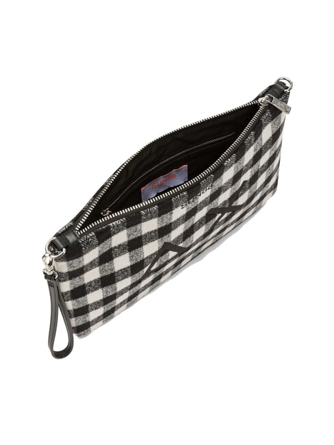 TARTAN Clutch mit Polyserin und Schultergurt Schwarz - Damentaschen