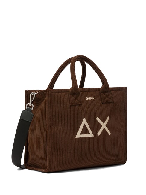 CALI CORDUROY Handtasche, mit Schultergurt Braun - Damentaschen