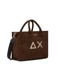 SUN68 CALI CORDUROY Handtasche, mit Schultergurt Braun - Damentaschen - 2