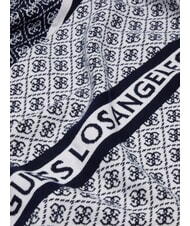 GUESS SEVYN 4G LOGO Schal 4 g Creme und Blau - Schals - 3