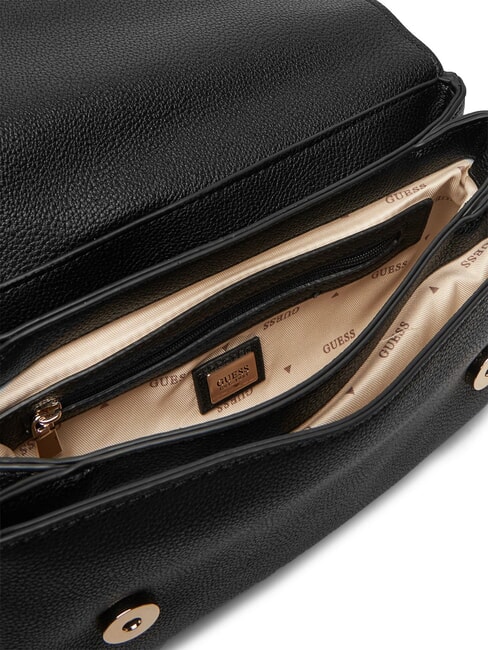 GREGORIA Umhängetasche mit Überschlag SCHWARZ - Damentaschen