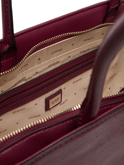 BOLENA Umh&auml;ngetasche mit Herzanh&auml;nger Wein - Damentaschen