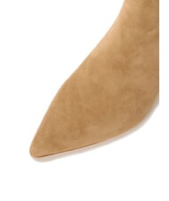 RALPH LAUREN MCKAY Stiefeletten aus Wildleder mit niedrigem Absatz Kamel - Damenschuhe - 4