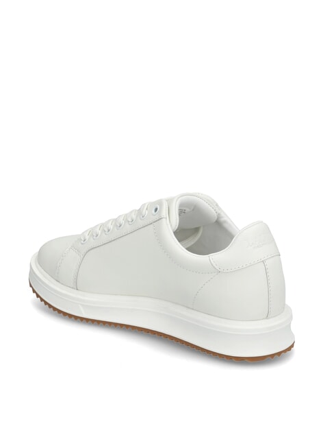AINSLEY Leder-Sneaker mit gesticktem Logo weiches Weiß - Damenschuhe