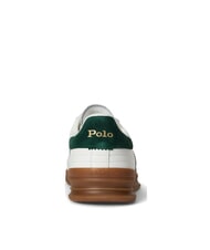 RALPH LAUREN HERITAGE AERA Leder-Sneakers cremewei&szlig;/waldgr&uuml;n - Herrenschuhe - 5