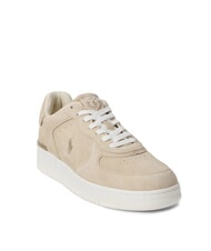 RALPH LAUREN MASTERS COURT Sneakers aus Wildleder Milchshake - Herrenschuhe - 3