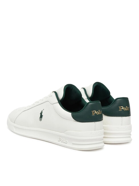 HERITAGE COURT 2 Leder-Sneakers Deckwash wei&szlig;/wald - Herrenschuhe