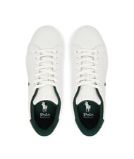 RALPH LAUREN HERITAGE COURT 2 Leder-Sneakers Deckwash wei&szlig;/wald - Herrenschuhe - 3
