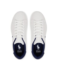 RALPH LAUREN HERITAGE COURT 2 Leder-Sneakers Deckwash weiß/marineblau - Herrenschuhe - 4