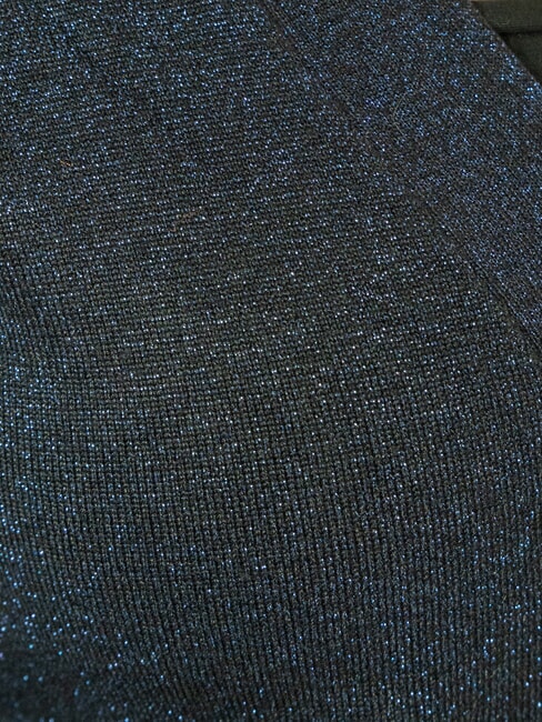 PEACEFUL Lurex-Cardigan mit Knöpfen Navy blau - Damenpullover