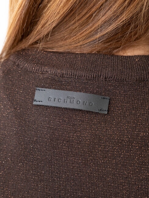 PARANA Lurex-Cardigan mit Rundhalsausschnitt dunkel - Damenpullover