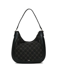 GAUDÌ NEW DIAZ Hobo-Tasche mit Jacquard-Logo SCHWARZ - Damentaschen - 3