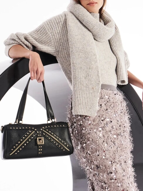 EMMA Umhängetasche mit Nieten SCHWARZ - Damentaschen