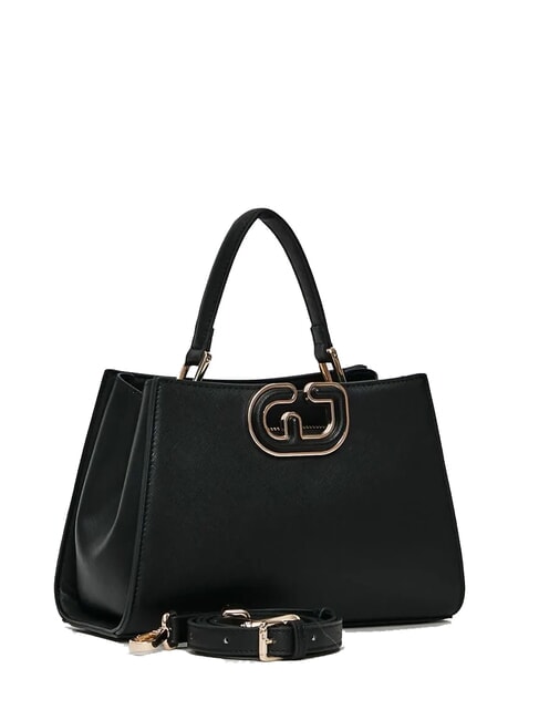 DEMY WINTER S Kleine Handtasche aus St. Saffiano SCHWARZ - Damentaschen