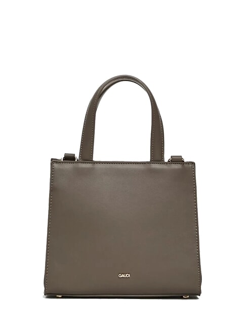 ADA VELUR S Kleine Tasche mit Samteinsätzen Taupe - Damentaschen