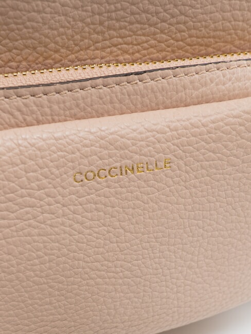 JEN Runder Lederrucksack mit Tasche Rosetten - Damentaschen