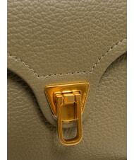 COCCINELLE MARVIN Mini-Handtasche aus Leder mit Schultergurt Lorbeergrün - Damentaschen - 5