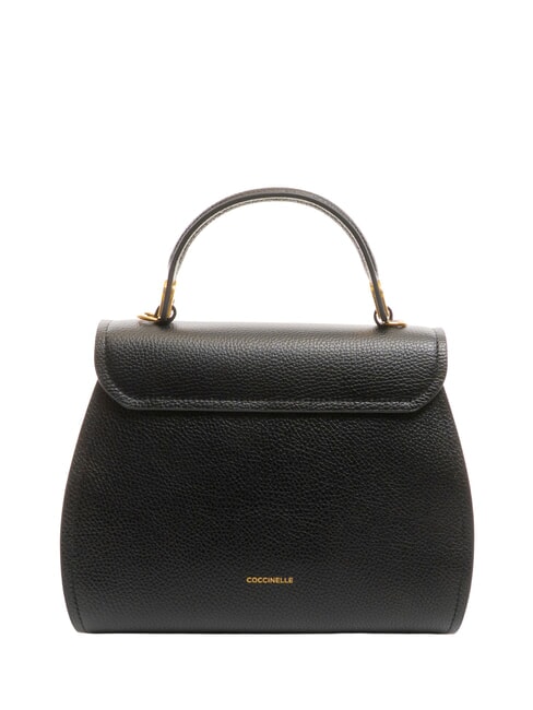 MARVIN Lederhandtasche mit Schultergurt Schwarz - Damentaschen