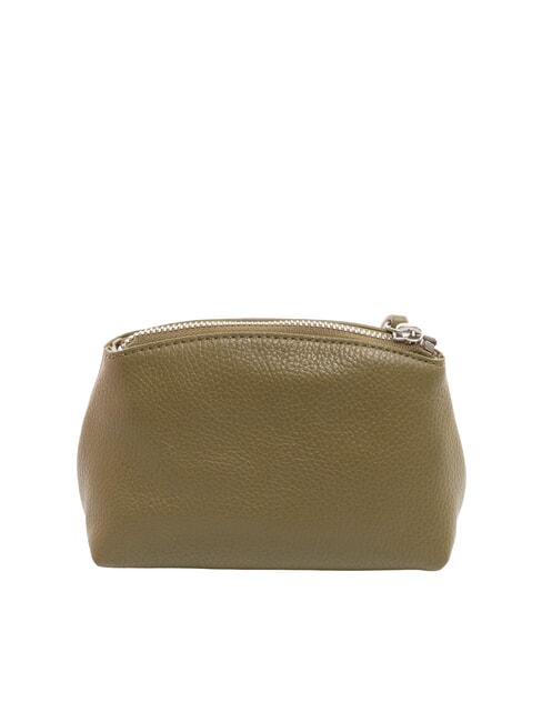 AGATEA Kosmetiktasche aus Leder Lorbeergrün - Etuitaschen &amp; Necessaire