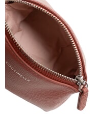 COCCINELLE AGATEA Kosmetiktasche aus Leder Brandy - Etuitaschen &amp; Necessaire - 4