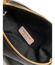 COCCINELLE LILY Mini-Schultergürteltasche aus Leder Schwarz - Damentaschen - 5