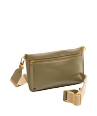 COCCINELLE HYLE Kleine flache Umhängetasche aus Leder Lorbeergrün - Damentaschen - 2