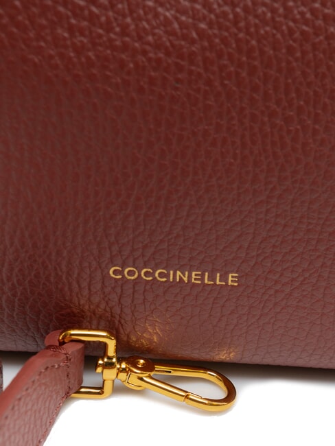 RHEA Kleine Umhängetasche mit Schultergurt Brandy - Damentaschen