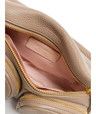 COCCINELLE HYLE Kleine Ledertasche mit doppeltem Verwendungszweck warmes Taupe - Damentaschen - 6