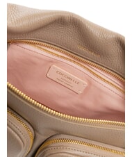 COCCINELLE HYLE Mittelgroße Ledertasche mit Doppelfunktion warmes Taupe - Damentaschen - 6