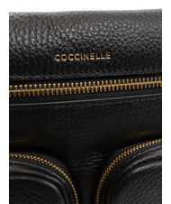 COCCINELLE HYLE Mittelgroße Ledertasche mit Doppelfunktion Schwarz - Damentaschen - 6