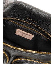 COCCINELLE HYLE Mittelgroße Ledertasche mit Doppelfunktion Schwarz - Damentaschen - 7