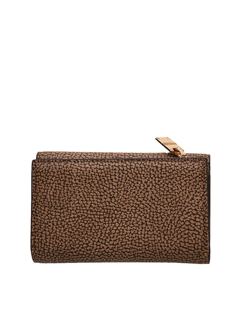 VITE COATED OP Mittelgroße Geldbörse mit Klappe natur op / schwarz - Brieftaschen Damen