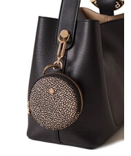 BORBONESE KEYRING  Schlüsselanhänger / Geldbörse OP / NATUR / SCHWARZ - Schlüsselanhänger und Schlüsseletuis - 3