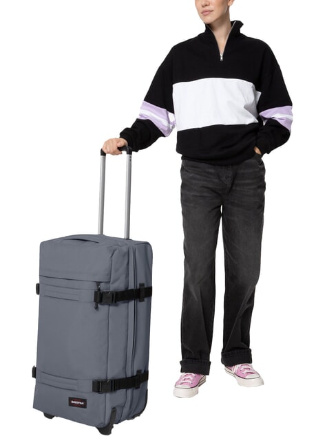 TRANSIT'R M Trolley mittlerer Größe Kopfsteinpflaster grau - Halbharte Trolleys