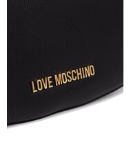 LOVE MOSCHINO CHUNKY TAB Kleine Handtasche mit Schultergurt Schwarz - Damentaschen - 4
