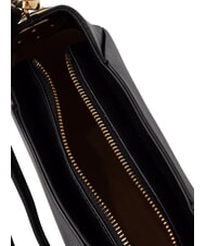 LOVE MOSCHINO CHUNKY TAB Kleine Handtasche mit Schultergurt Schwarz - Damentaschen - 5