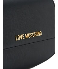 LOVE MOSCHINO CHUNKY TAB Umhängetasche mit Überschlag Schwarz - Damentaschen - 3