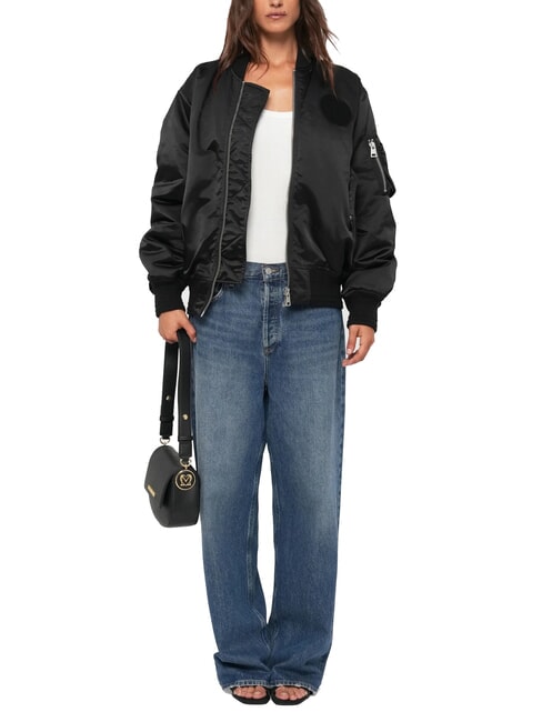 CHUNKY TAB Umhängetasche mit Überschlag Schwarz - Damentaschen