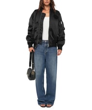 LOVE MOSCHINO CHUNKY TAB Umhängetasche mit Überschlag Schwarz - Damentaschen - 5