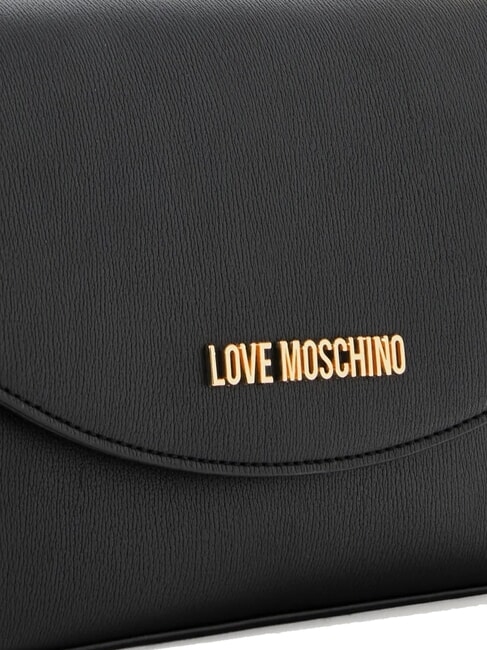 CHUNKY TAB Tasche mit Überschlag und Schultergurt Schwarz - Damentaschen