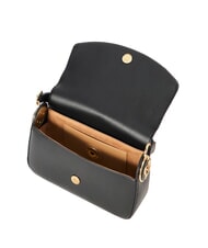 LOVE MOSCHINO CHUNKY TAB Tasche mit Überschlag und Schultergurt Schwarz - Damentaschen - 4